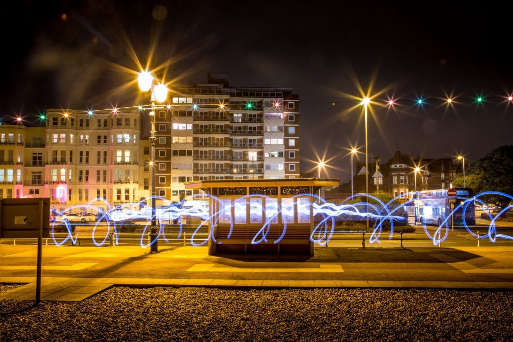 Night Photography on Southsea Seafront